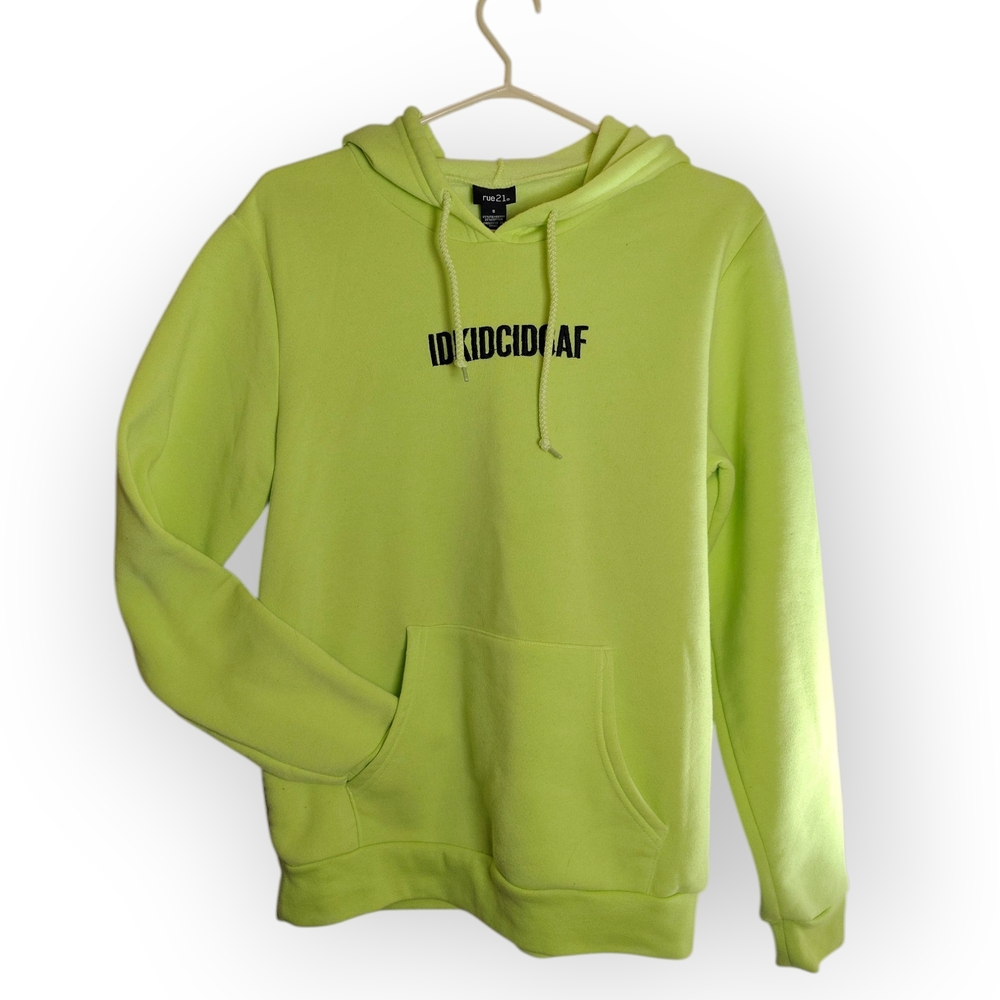 Rue21 Women's Or Men's Neon Green Pullover Size L NWOT